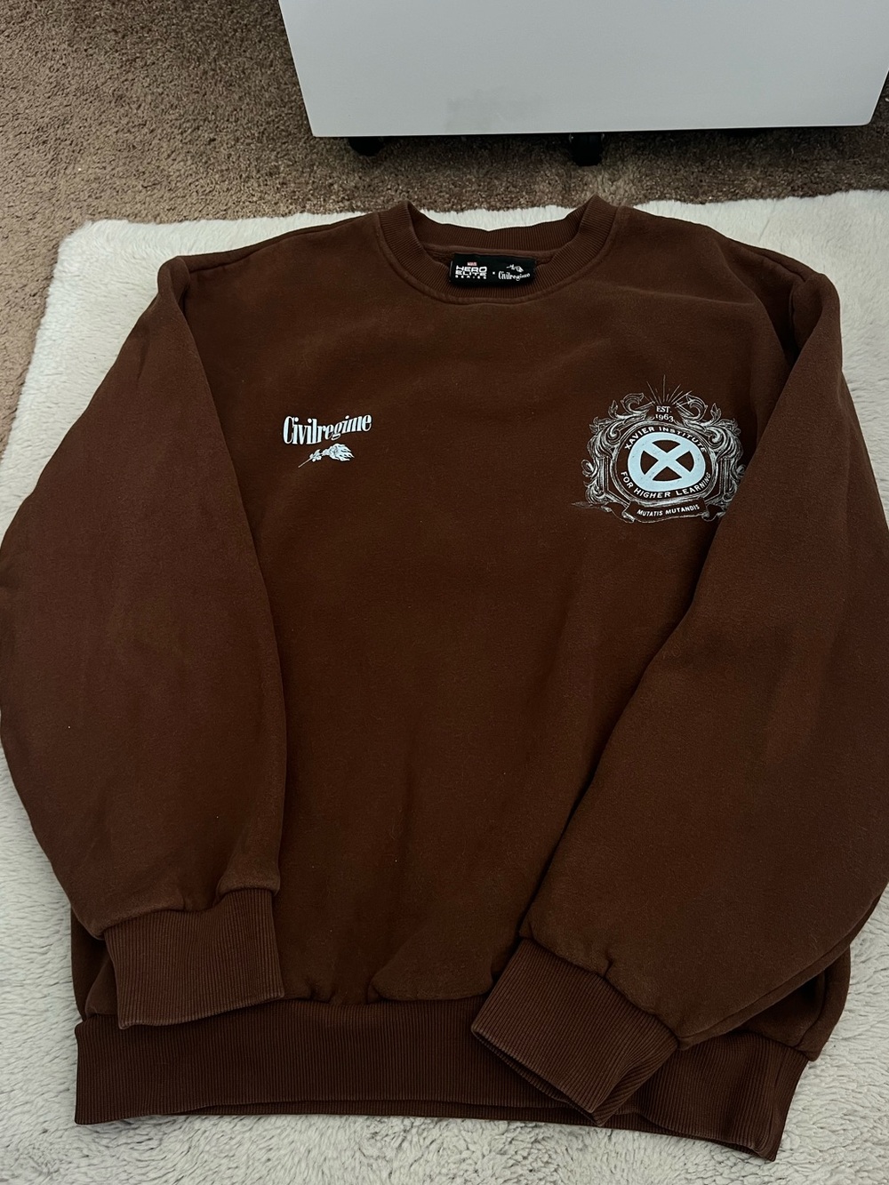 Civil Regime Brown Sweatshirt